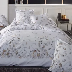 Linnea Taie d'oreiller 70x50 cm Percale pur coton PLUMES Best