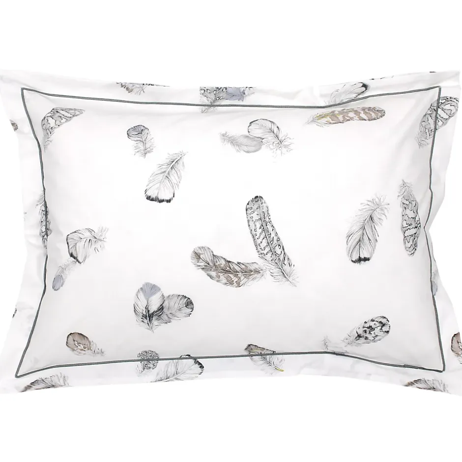 Linnea Taie d'oreiller 70x50 cm Percale pur coton PLUMES Best