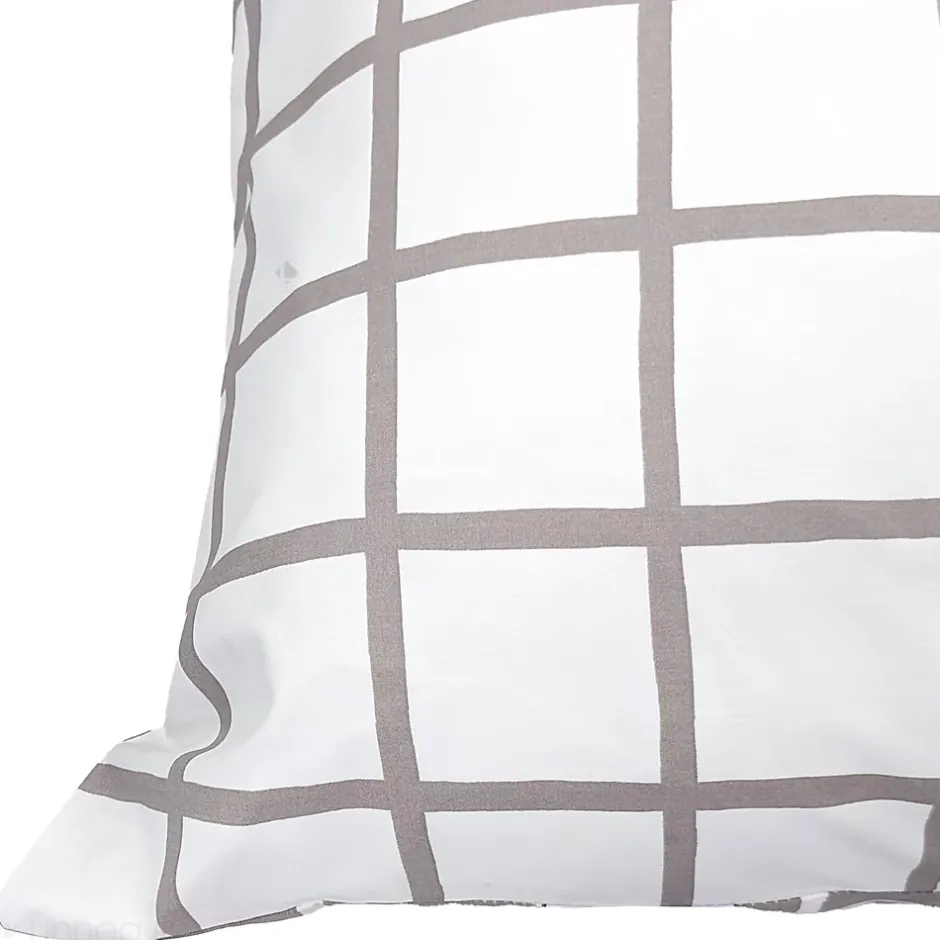 Linnea Taie d'oreiller 65x65 cm percale coton DDM MAX Gris Best
