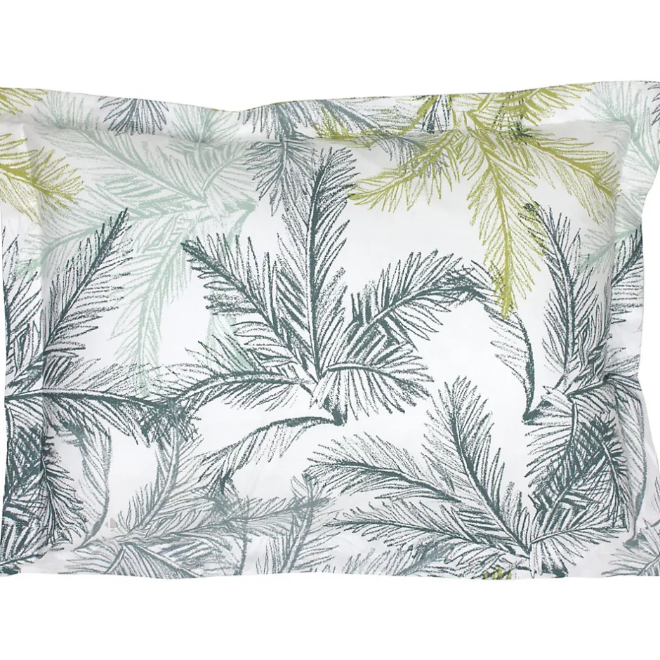 Linnea Taie d'oreiller 50x70 cm percale coton TRINIDAD mousson