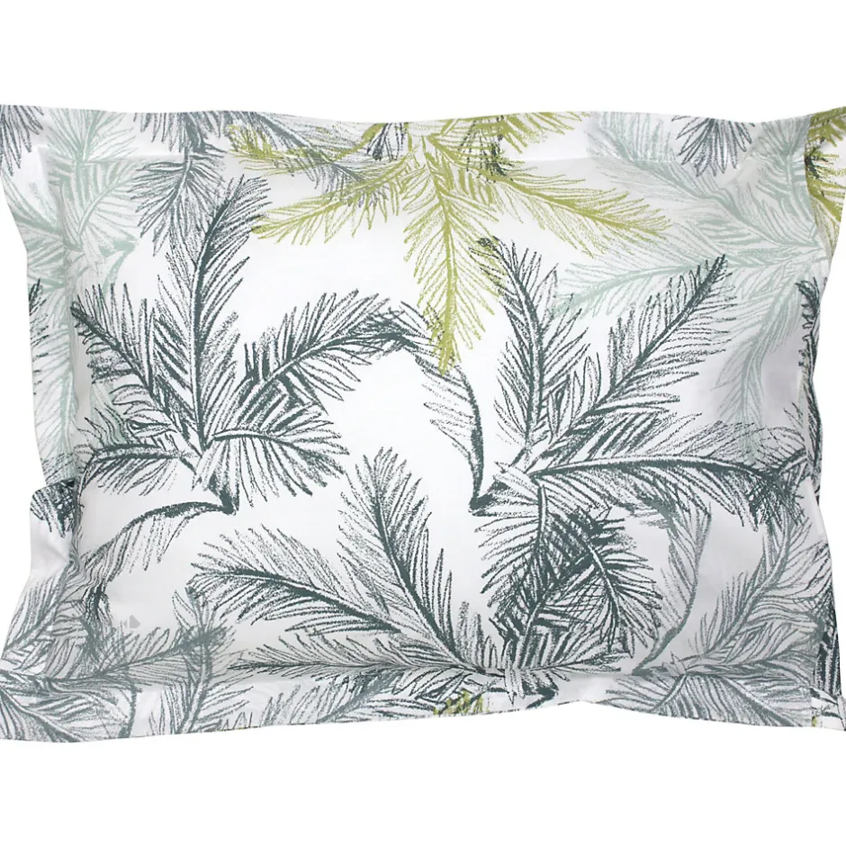 Linnea Taie d'oreiller 50x70 cm percale coton TRINIDAD mousson