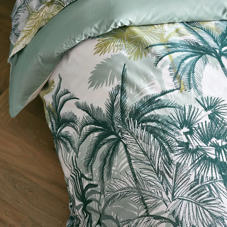 Linnea Taie d'oreiller 50x70 cm percale coton TRINIDAD mousson