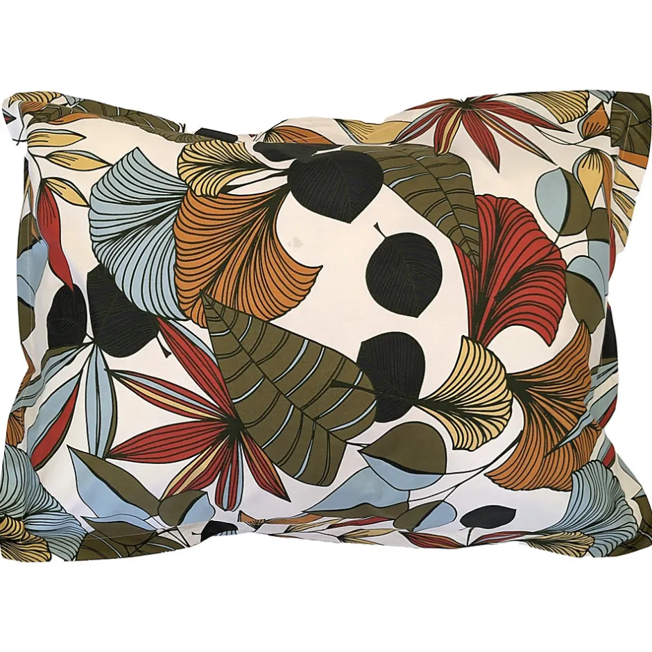Linnea Taie d'oreiller 50x70 cm percale coton CASCADE vert Sauge