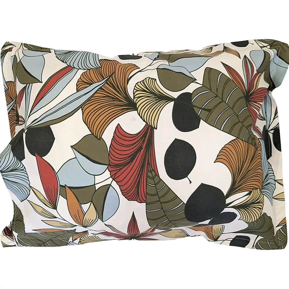 Linnea Taie d'oreiller 50x70 cm percale coton CASCADE vert Sauge