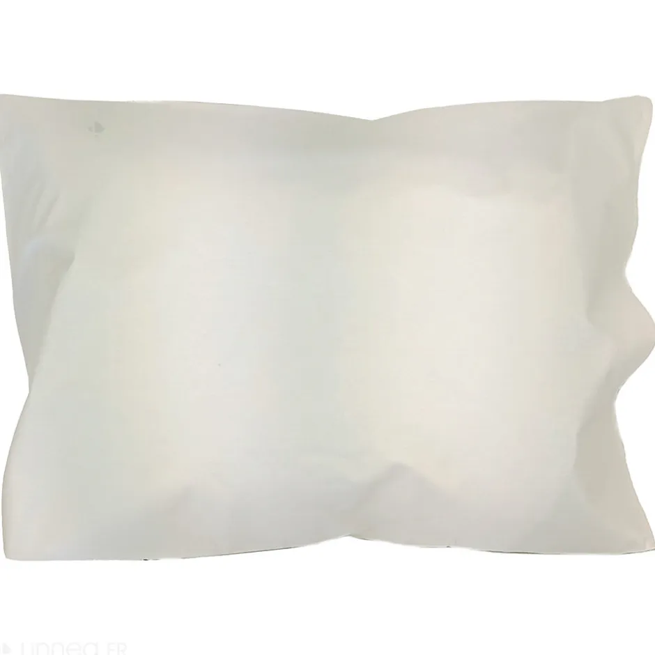 Linnea Taie d'oreiller 50x70 cm percale coton NOA vert Kaki