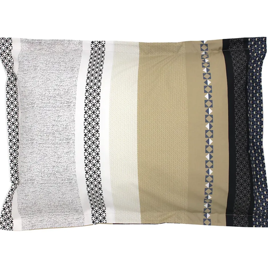Linnea Taie d'oreiller 70x50 cm percale coton MARLOW acier