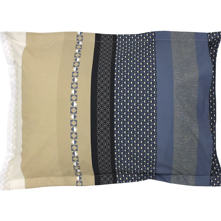 Linnea Taie d'oreiller 70x50 cm percale coton MARLOW acier