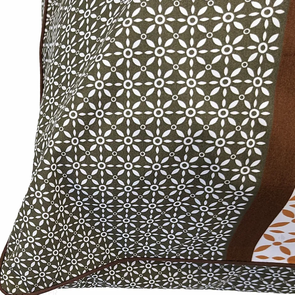 Linnea Taie d'oreiller 50x70 cm percale coton longues fibres GABIN marron Clearance