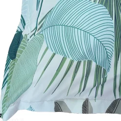 Linnea Taie d'oreiller 65x65 cm percale de coton MOOREA PACIFIC bleu/vert