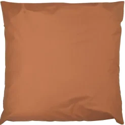 Linnea Taie d'oreiller 65x65 cm percale en coton MACASSAR Cognac New