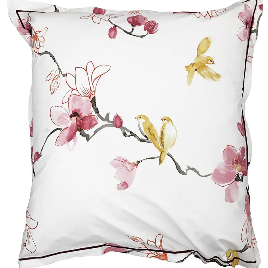 Linnea Taie d'oreiller 65x65 cm percale coton ELISA Rose