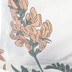 Linnea Taie d'oreiller 65x65 cm percale coton FÉÉRIE Blanc sauge