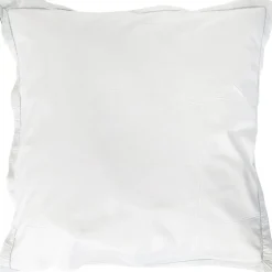 Linnea Taie d'oreiller 65x65 cm percale de coton ADÈLE vert céladon
