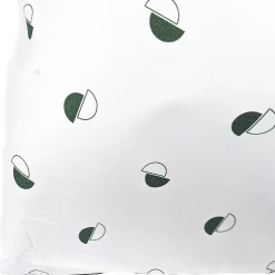Linnea Taie d'oreiller 70x50 cm percale coton ALEX vert Kaki Best