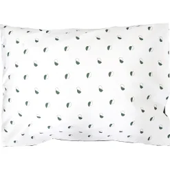 Linnea Taie d'oreiller 70x50 cm percale coton ALEX vert Kaki Best