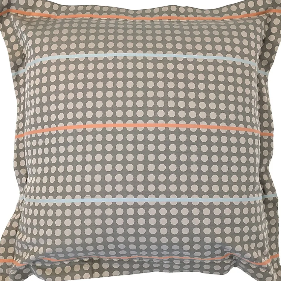 Linnea Taie d'oreiller 65x65 cm Satin de coton DAUPHINE Marron