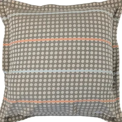 Linnea Taie d'oreiller 65x65 cm Satin de coton DAUPHINE Marron