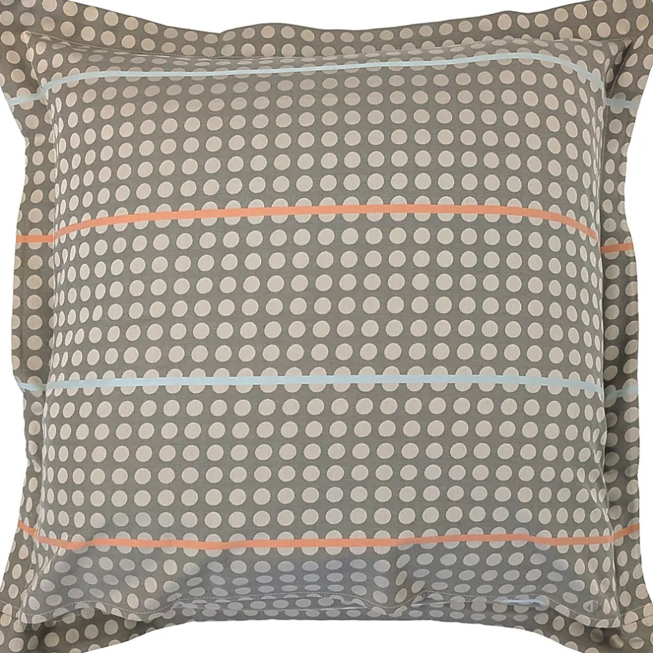 Linnea Taie d'oreiller 65x65 cm Satin de coton DAUPHINE Marron