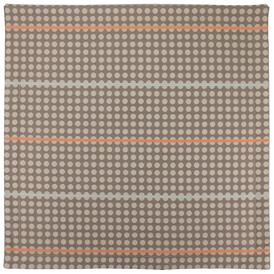 Linnea Taie d'oreiller 65x65 cm Satin de coton DAUPHINE Marron