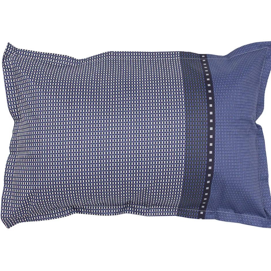 Linnea Taie d'oreiller 70x50 cm satin de coton ENZO bleu Online