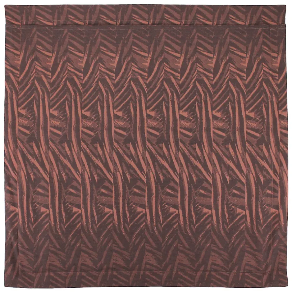 Linnea Taie d'oreiller 65x65 cm Satin de coton OPERA Marron foncé