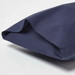 Homescapes Taies d'oreiller enfant bleu marine 100% coton égyptien 200 fils, 40x60 cm, lot de 2 - Outlet