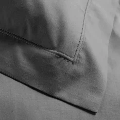 Douceur D'Intérieur Taies d'Oreiller Percale 63x63 anthracite