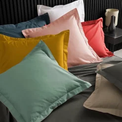Douceur D'Intérieur Taies d'Oreiller Percale 50x70 cm bleu Online