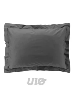 Douceur D'Intérieur Taies d'Oreiller Percale 50x70 cm anthracite Online