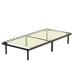 Teeno Sommier à Lattes sur Pieds-4 Pieds Inclus - Lit (90x190cm)