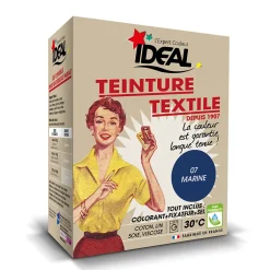 Ideal Teinture textile vintage bleu marine Idéal 350g Hot