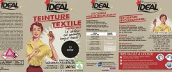 Ideal Teinture textile vintage noir Idéal 350g Clearance