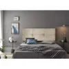 Eccox TETE DE LIT DALIA TISSU MAGNOLIA Beige 90