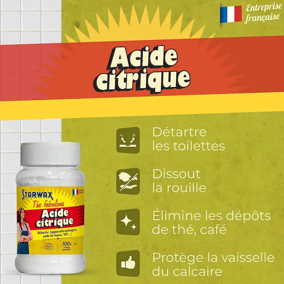 Starwax Fabulous The fabulous Starwax Acide citrique 400 gr Outlet