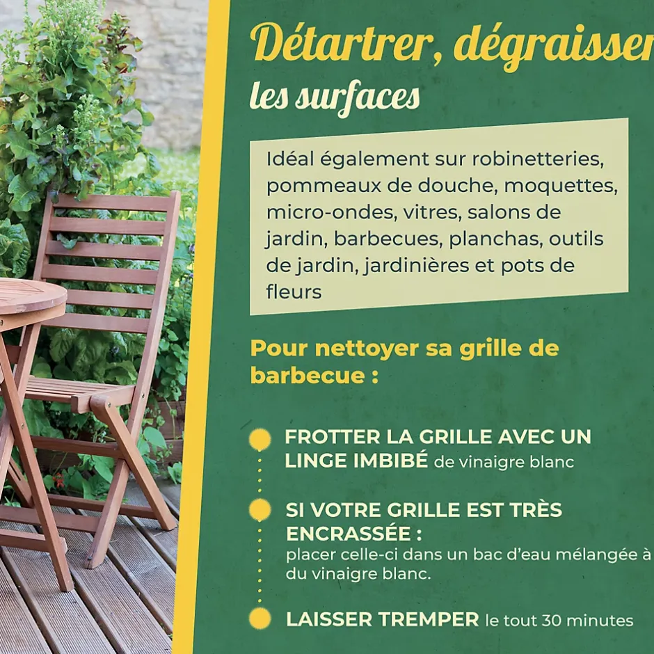 Starwax The fabulous Vinaigre 9,5° blanc 6L Outlet