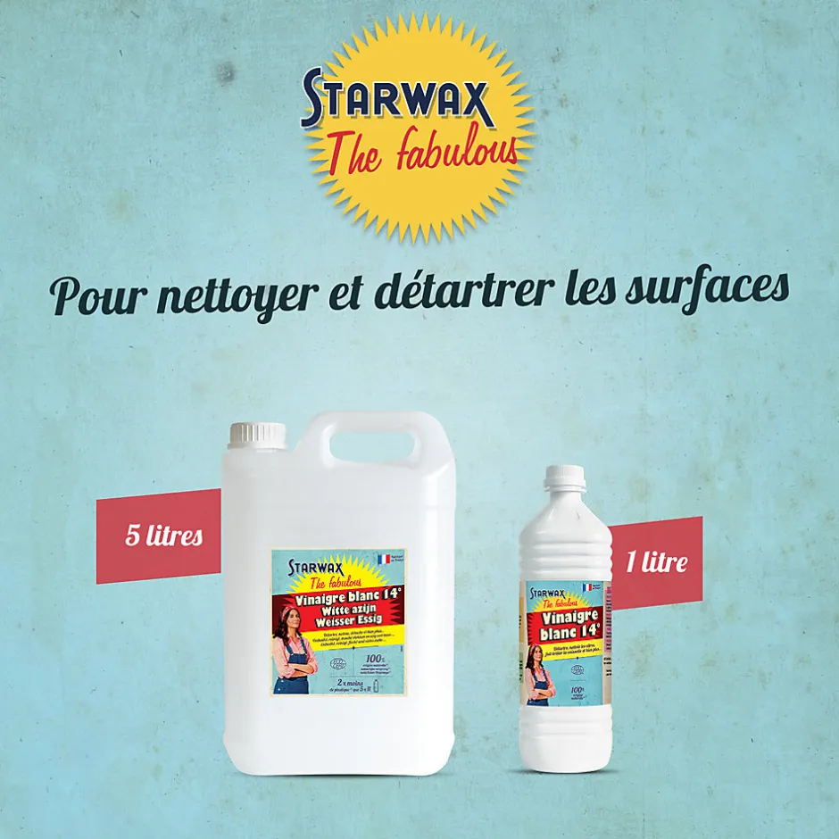 Starwax The fabulous Vinaigre blanc 14° 1L