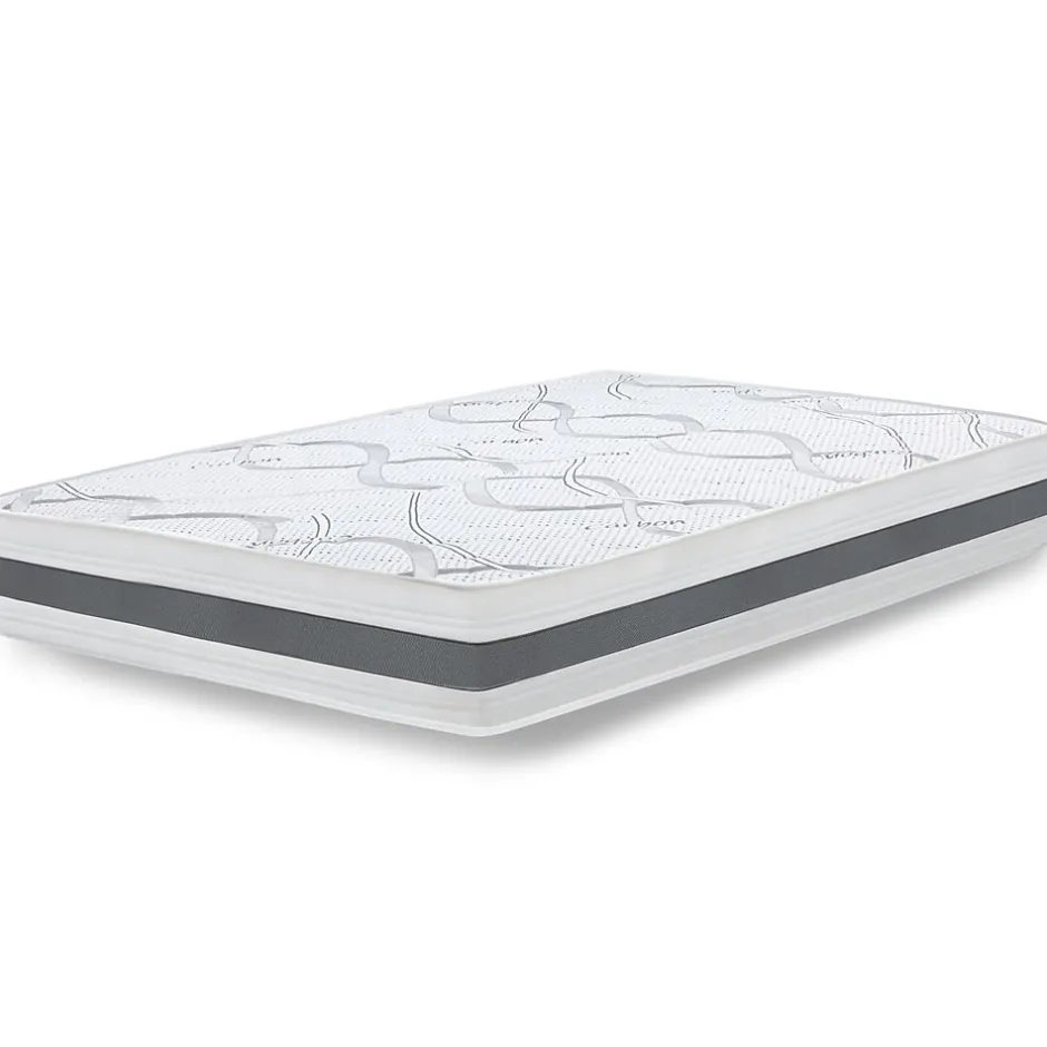 The White Stone Matelas en Mousse à Mémoire de Forme 100x200 cm Hauteur 22 cm