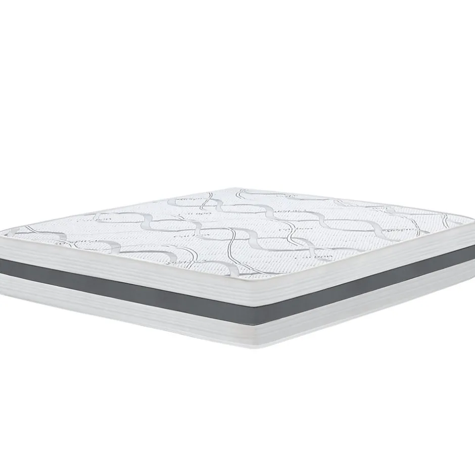 The White Stone Matelas en Mousse à Mémoire de Forme 135x205 cm Hauteur 22 cm