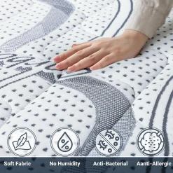 The White Stone Matelas en Mousse à Mémoire de Forme 170x180 cm Hauteur 22 cm Sale