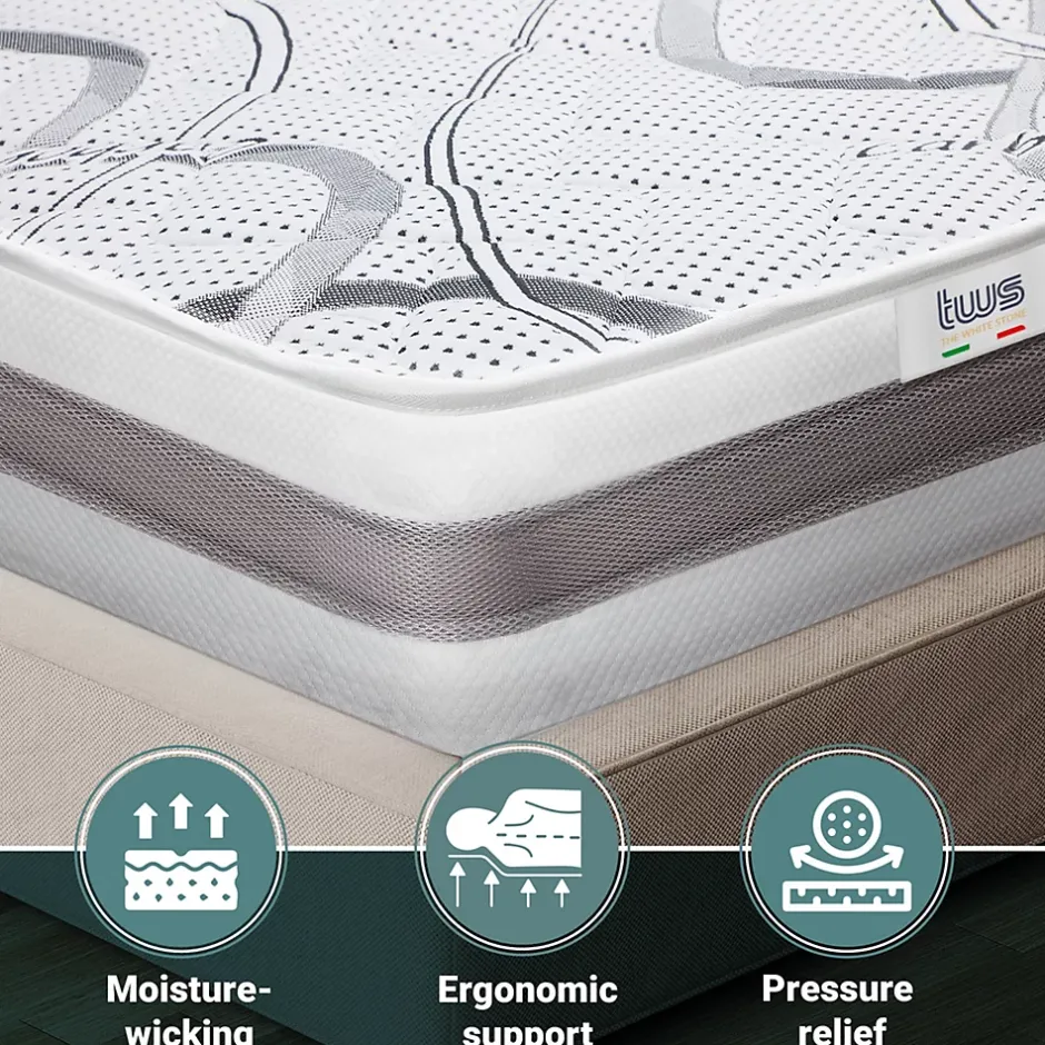 The White Stone Matelas Orthopédique 70x220 cm Fermeté Moyenne Online