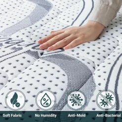 The White Stone Matelas Orthopédique 120x210 cm Fermeté Moyenne Sale