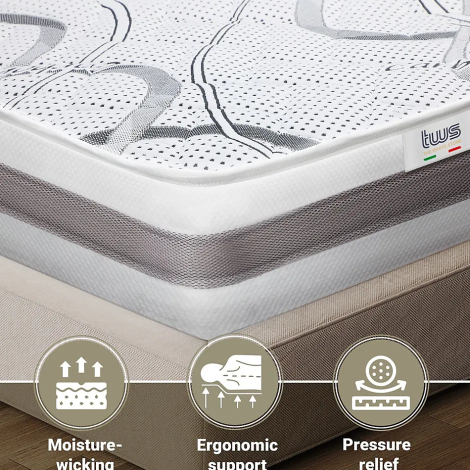 The White Stone Matelas Orthopédique 95x210 cm Fermeté Moyenne Sale