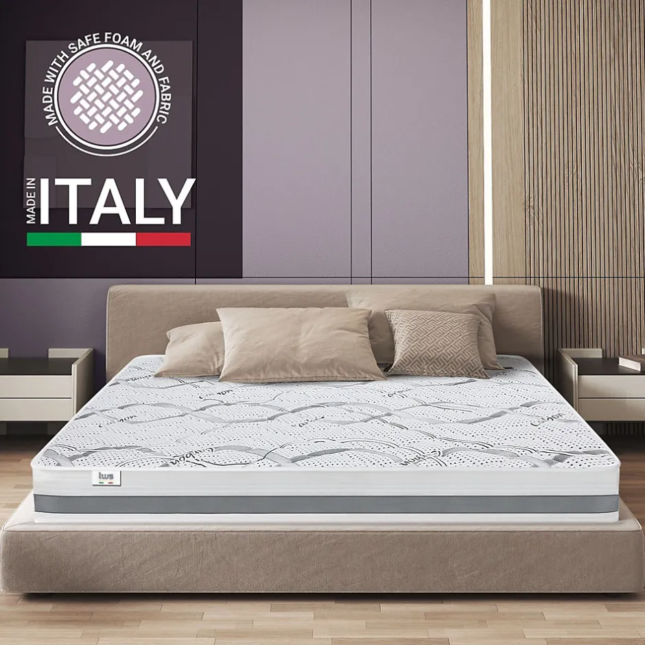 The White Stone Matelas Orthopédique 140x205 cm Fermeté Moyenne