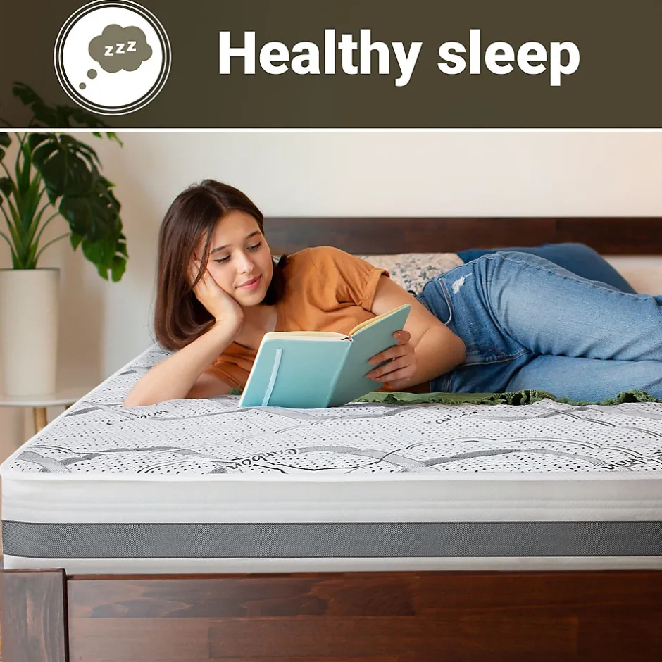 The White Stone Matelas Orthopédique 100x210 cm Fermeté Moyenne