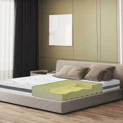 The White Stone Matelas Orthopédique 75x170 cm Fermeté Moyenne