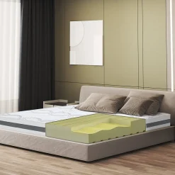 The White Stone Matelas Orthopédique 100x180 cm Fermeté Moyenne