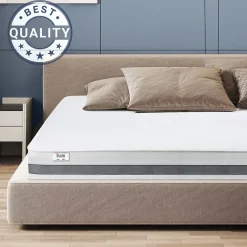 The White Stone Matelas 150x220 cm en Mousse Antibactérien Discount