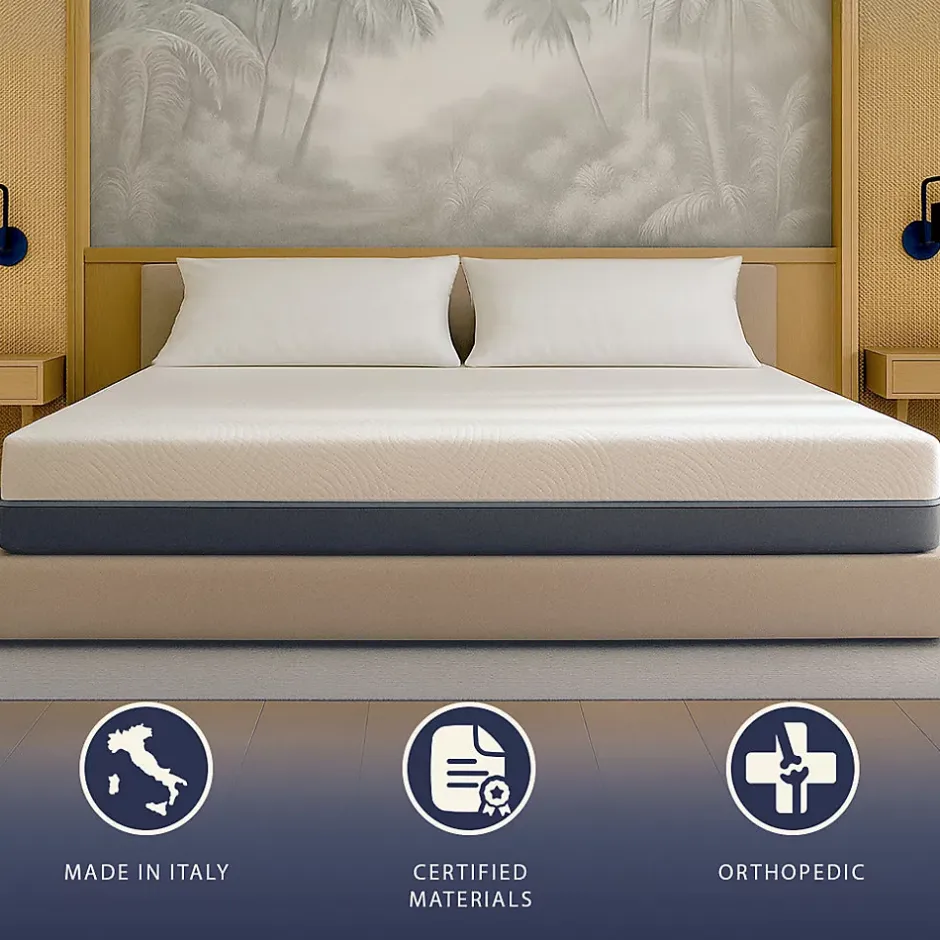 The White Stone Matelas 140x190 Memory Foam et Mousse Haut 22 cm Sale