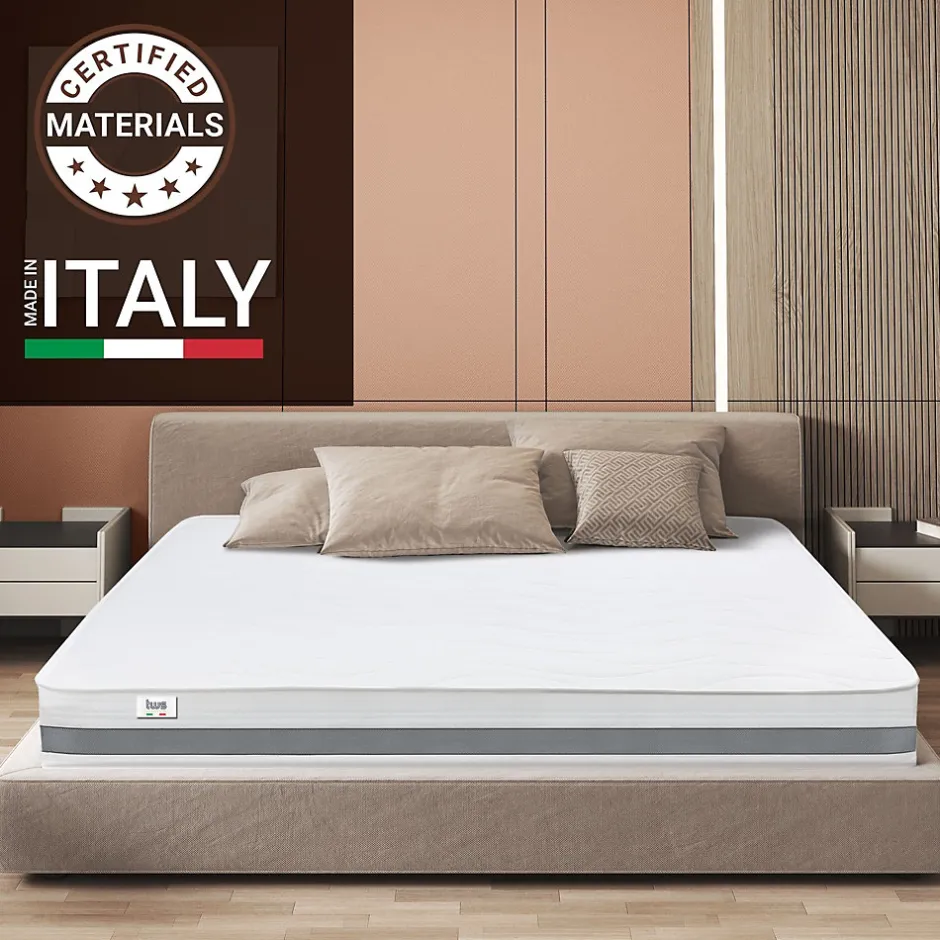 The White Stone Matelas 200x220 cm en Mousse Antibactérien