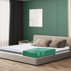 The White Stone Matelas 120x200 cm en Mousse Antibactérien
